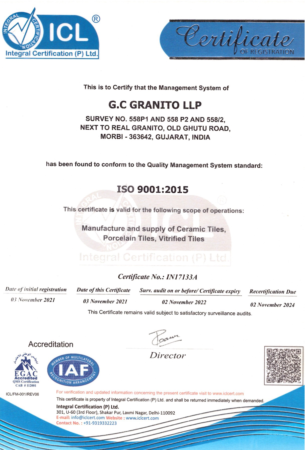 ISO 9001 : 2015