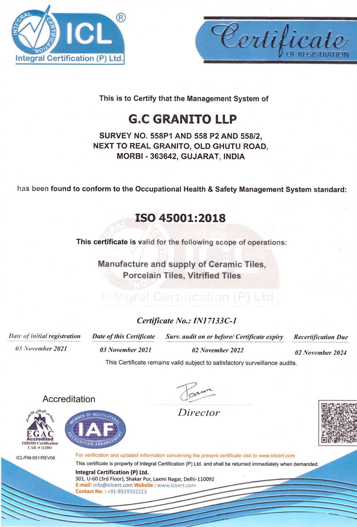 ISO 45001 : 2018
